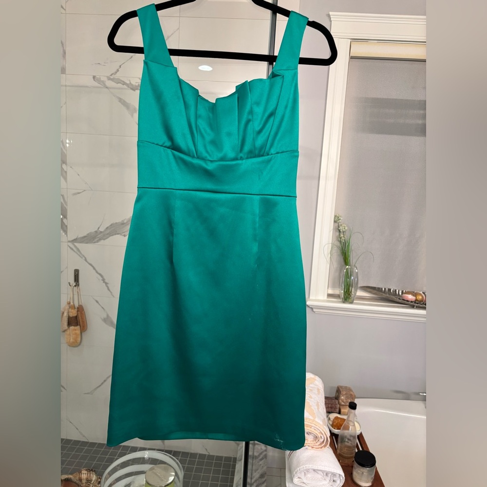 Max and Cleo size 2 little green cocktail best dressed wedding guest dress